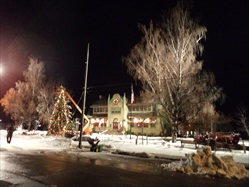 November 3 - Christmas Movie filmed Final Scene City Hall - B&B (Renolds House).