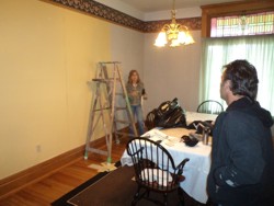 October 14, 2011 - Renolds house at the B&B - Paint the Dining room yellow by hardmacktack nonsicky.