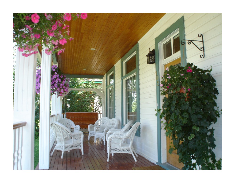 Inside the B&B.